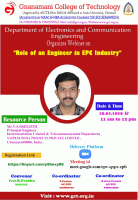 Role of an Engineer in EPC Industry 2020 Webinar Poster